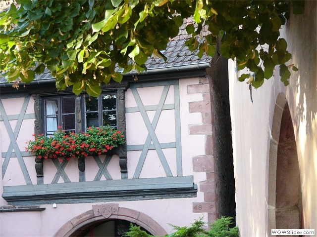 Gueberschwihr, maison à colombagees